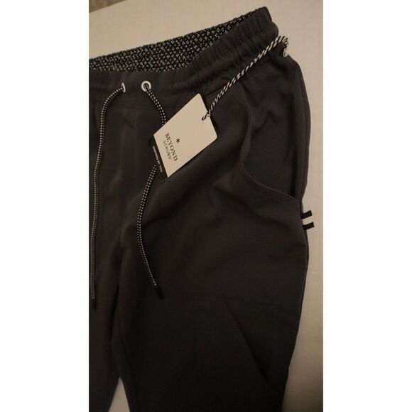 Beyond Scrubs 2002SB_T Women's Sz XS-T Pewter Black Joy Jogger Pants - Picture 4 of 9